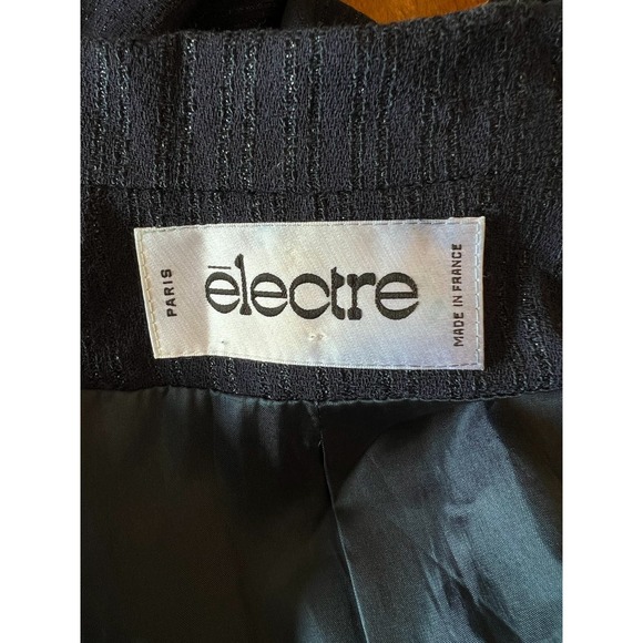 Vintage Electre Paris Wool Top Blazer Size Medium  Made in France - Picture 10 of 12